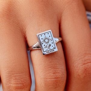 The Star Taro Card Ring NEW